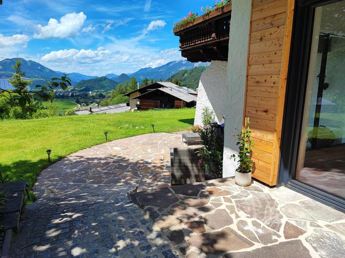 Villa Bischofsberg - Laerchen-Wellness Apartment Windischgarsten Exteriör bild
